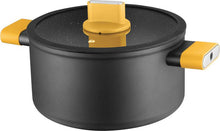 Load image into Gallery viewer, סיר בישול עם מכסה 28 ס''מ 6 ליטר Soltam Cube - צבע צבעוני-סירי אלומיניום-Soltam סולתם-סופר הום