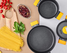 Load image into Gallery viewer, סיר סוטאז' + מכסה ארומה 28 ס''מ 4 ליטר Soltam Cube-סירי אלומיניום-Soltam סולתם-סופר הום