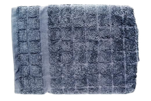 טען תמונה לצפייה בגלריה, מגבת טוליפ פנים 90*50 - מגוון צבעים-מגבת פנים-Via Home-אפור כהה-סופר הום