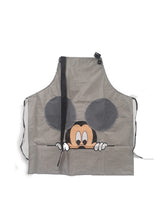 Load image into Gallery viewer, סינר מיקי מאוס איכותי-סינר מטבח-SUPERHOME סופרהום-אפור וכחול-סופר הום