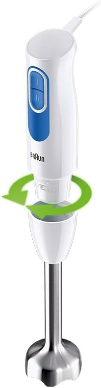 בלנדר מוט Braun 600W - לבן-מוט בלנדר-BRAUN-סופר הום