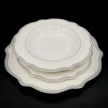 טען תמונה לצפייה בגלריה, סט 18 חלקים BROOKLYN-סט צלחות פורצלן-ROSE&STEIN-סופר הום