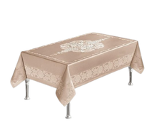 טען תמונה לצפייה בגלריה, מפת שולחן דגם JUMBO בז' ב3 אורכים-מפת שולחן-SUPERHOME סופרהום-4 מטר-סופר הום