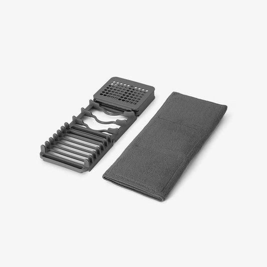 משטח מיקרופייבר עם מתקן לייבוש כלים-משטח לייבוש כלים-Home Design-סופר הום