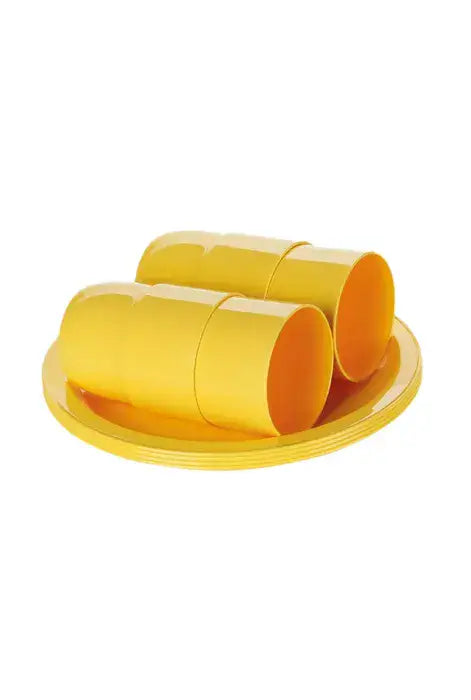 סט ילדים 8 חלקים צלחות וכוסות-צלחת פלסטיק-cosmoplast-סופר הום