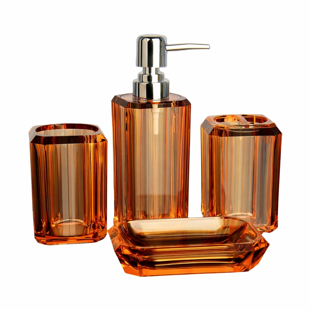 סט אמבטיה ארבעה חלקים אקרילוקס-סט לשירותים-סופר הום-סופר הום