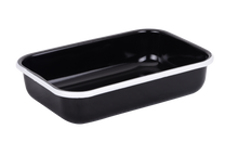 טען תמונה לצפייה בגלריה, תבנית אפייה והגשה מלבנית בשלושה גדלים-תבניות אמייל-SUPERHOME סופרהום-1.2 ליטר - 22*16*6 ס"מ-סופר הום