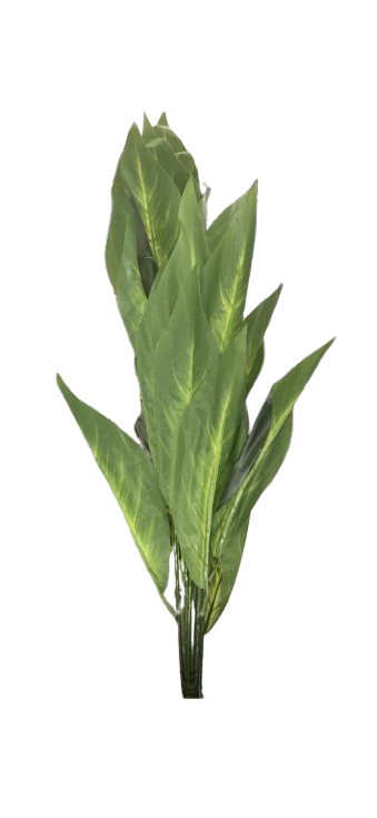 זר עלים מלאכותי ירוק - 70 ס"מ-עציץ-SUPERHOME סופרהום-סופר הום