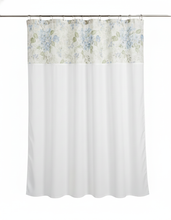 טען תמונה לצפייה בגלריה, וילון אמבטיה MAXIME - מגוון דוגמאות-וילון אמבטיה-SUPERHOME סופרהום-פרחים ירוק-תכלת-סופר הום