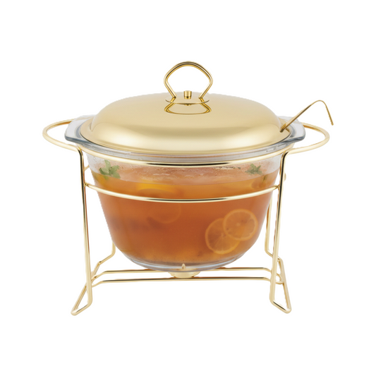 תבנית עמוקה מזכוכית להכנה והגשה – Luxury Cuisine-קערת הגשה זכוכית-אבי מתנות-סופר הום