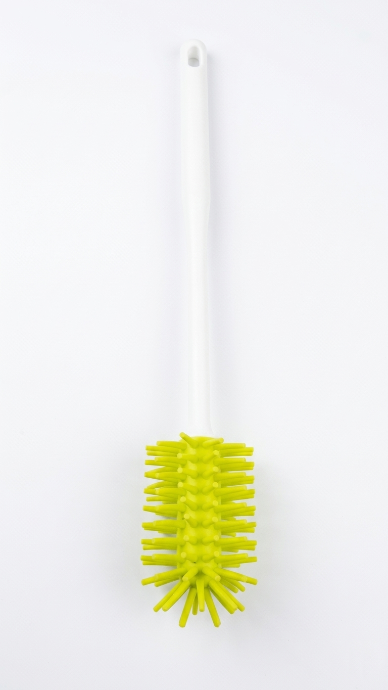 מברשת צנצנות סיליקון - מבחר צבעים-מברשת ניקיון-ItalPlast-צהוב-סופר הום