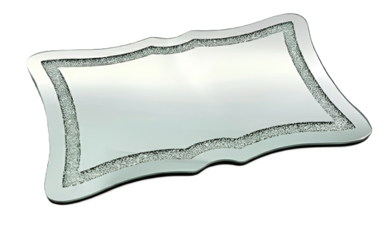 מגש חלה כסוף - זכוכית-מגש לחלות מזכוכית-אבי מתנות-סופר הום