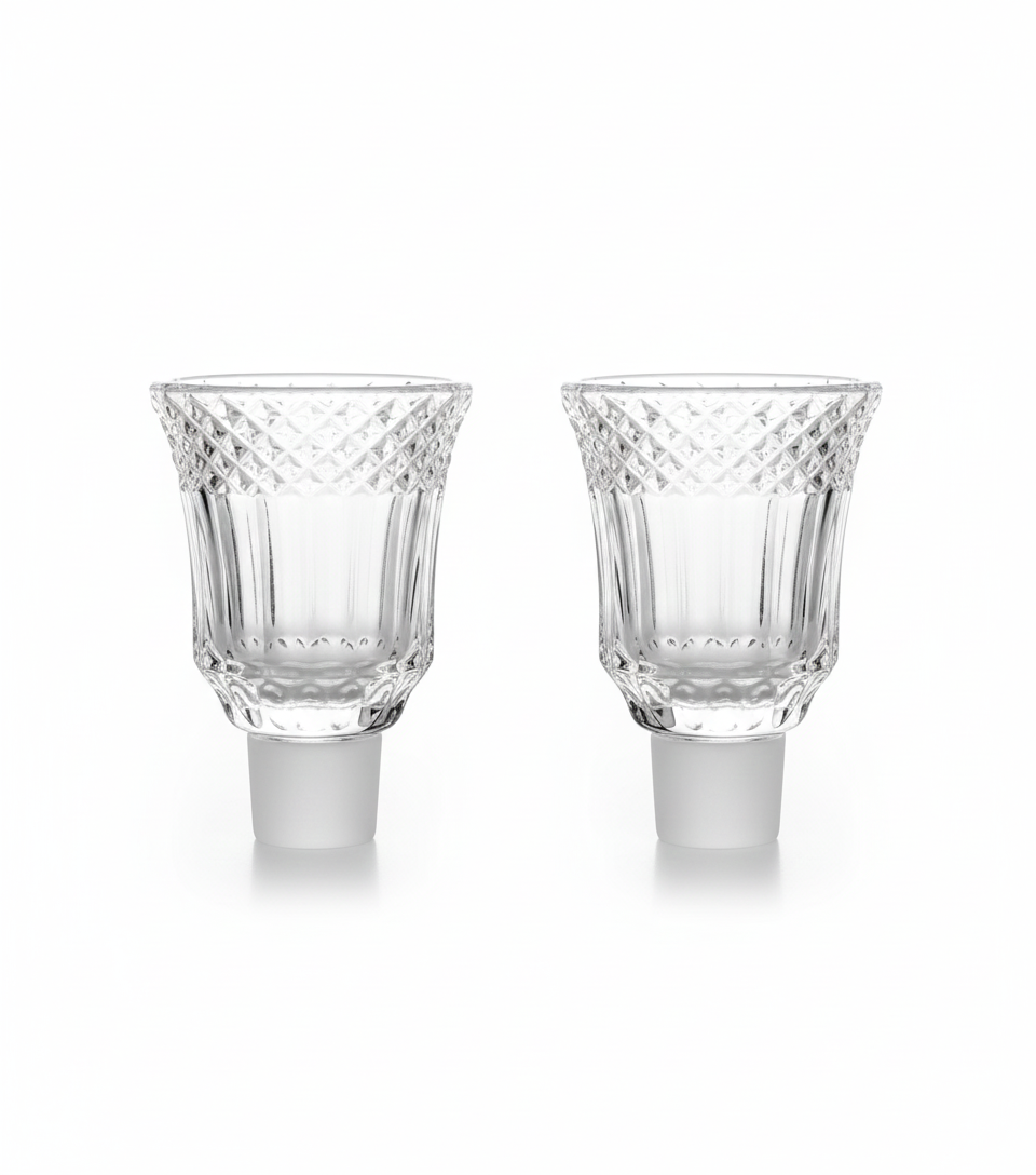 כוסיות קריסטל לנרות שבת-כוסיות לנרות שבת-KARAT-סופר הום