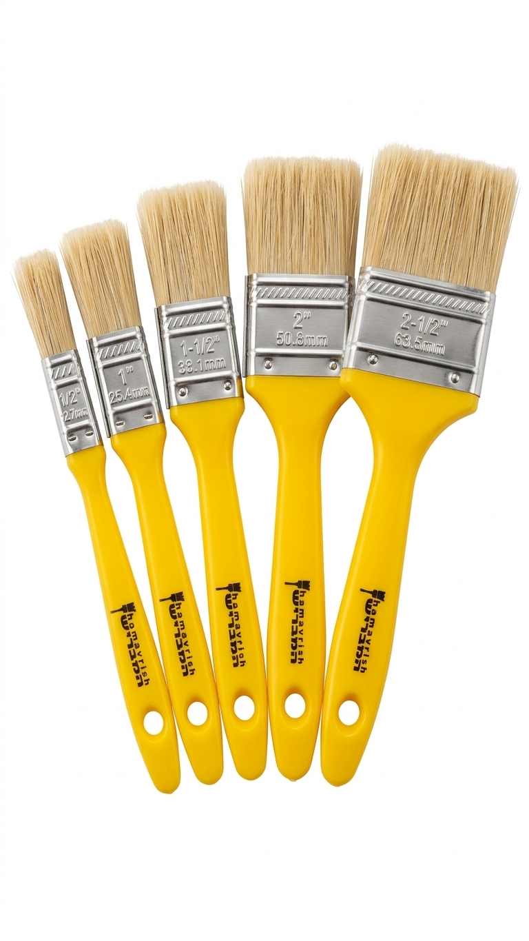 סט 5 מברשות מקצועי-מברשת צבע-Home Design-סופר הום