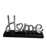 טען תמונה לצפייה בגלריה, דקורציה HOME מגוון צבעים– דגם רויאל עם בסיס שחור-קישוט-א. לויזון-כסף-סופר הום