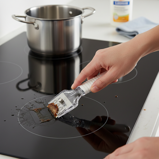 סכין מגרדת לניקוי כיריים-סכין גירוד-MAMA-שחור-סופר הום