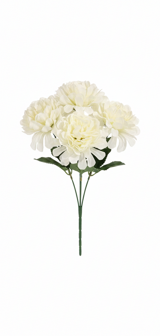 בוקט פרחים דליות - מגוון צבעים-SUPERHOME סופרהום-לבן-סופר הום