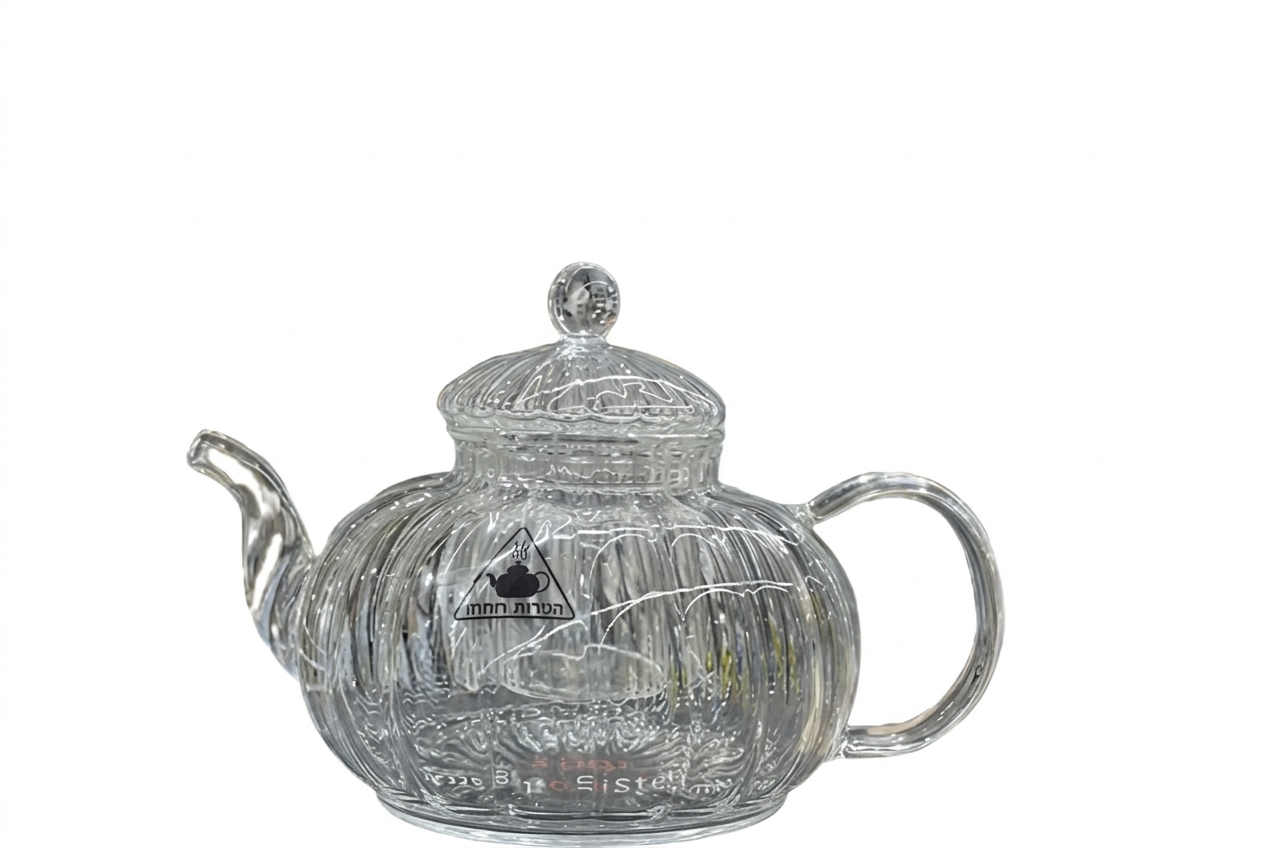 קומקום תה אלסקה ופילטר זכוכית - 1000 מ"ל-קומקום-Rose & Stein-סופר הום