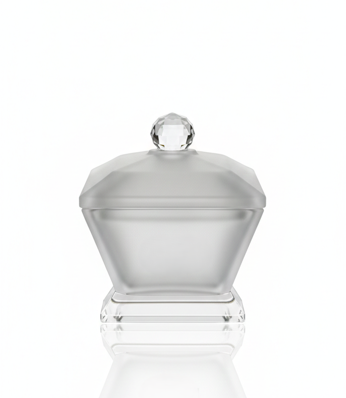 מלחייה עם מכסה - קריסטל-מלחייה סגורה-סופר הום-אפור-סופר הום