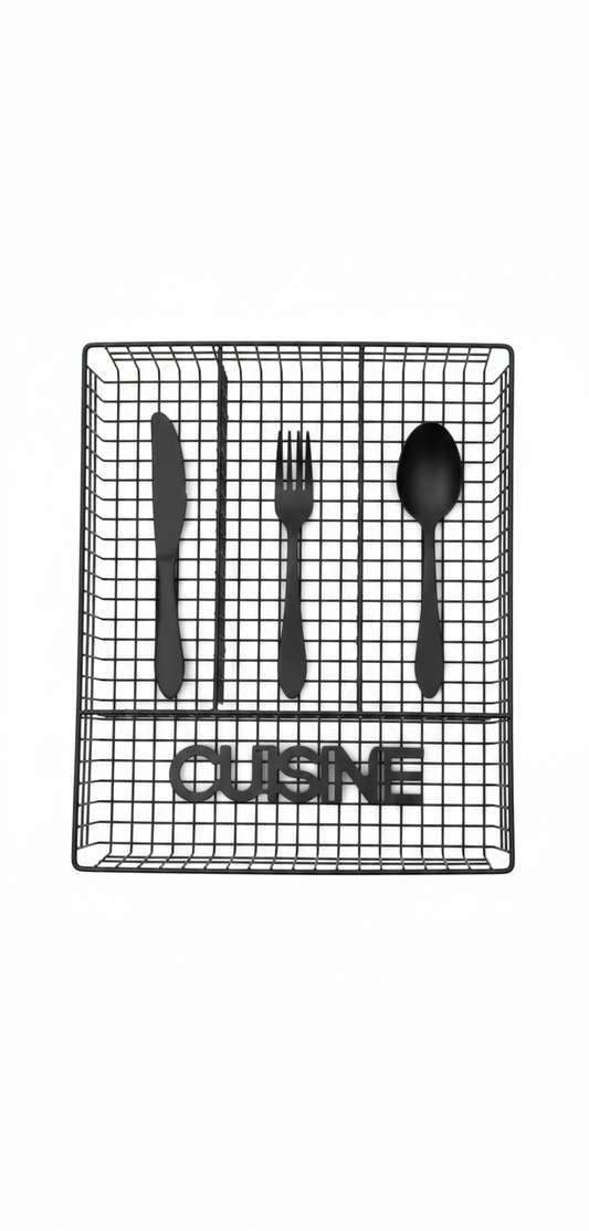 סכומון רשת ממתכת שחורה - דגם COZINHA-סכומון-סופר הום-סופר הום