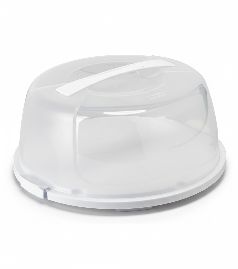 פעמון לעוגה - מגוון צבעים-פעמון לעוגה עגולה-א. לויזון-לבן-סופר הום