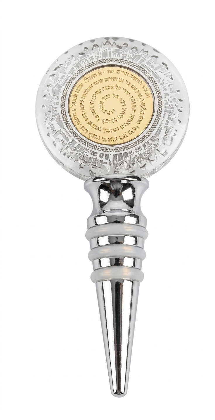 פקק לבקבוק יין קריסטל - מגוון דגמים-פקק לבקבוק יין-ART JUDAICA-ירושלים-סופר הום