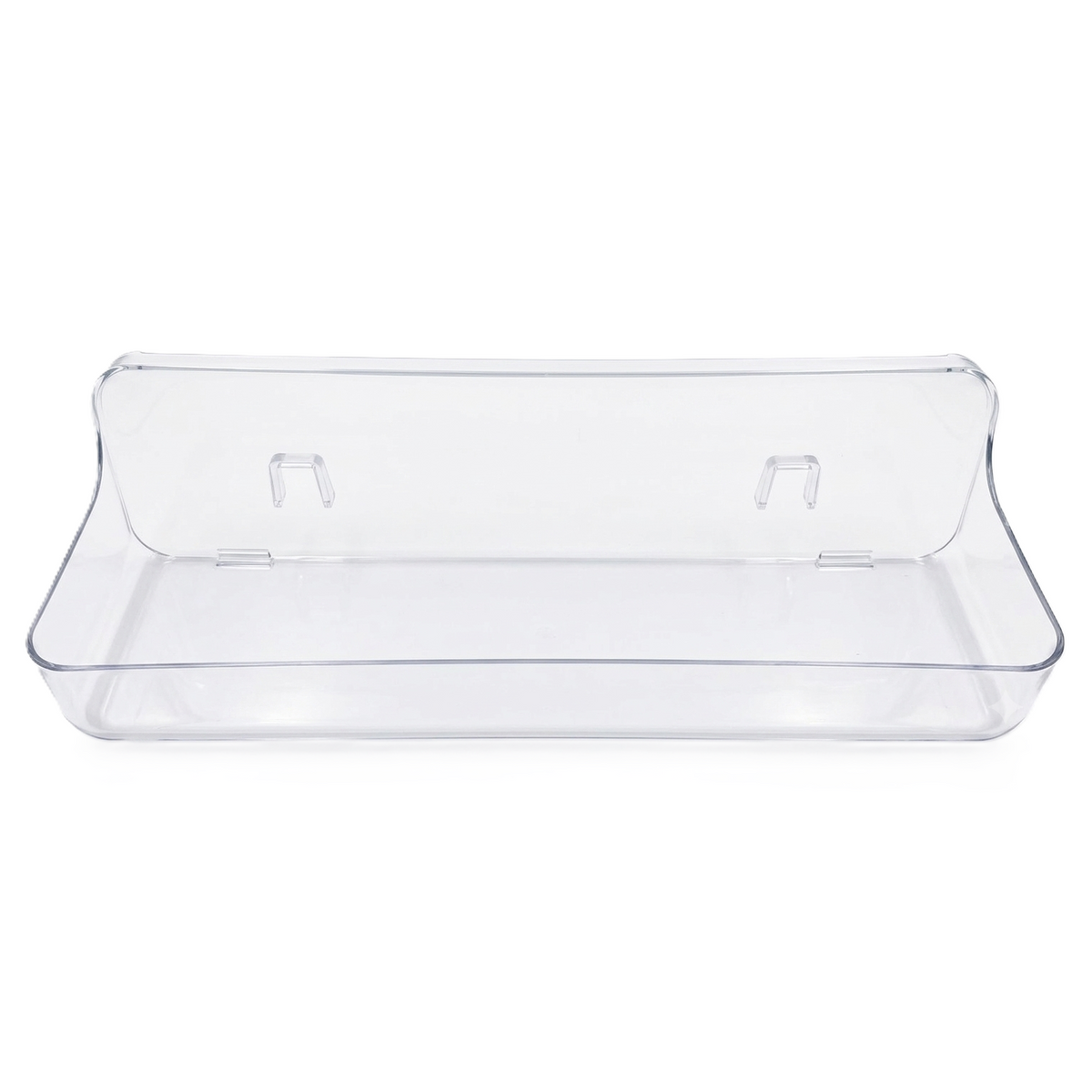 מדף הדבקה CLEAR - 8.5*11*32 ס"מ-מדף-ItalPlast-סופר הום