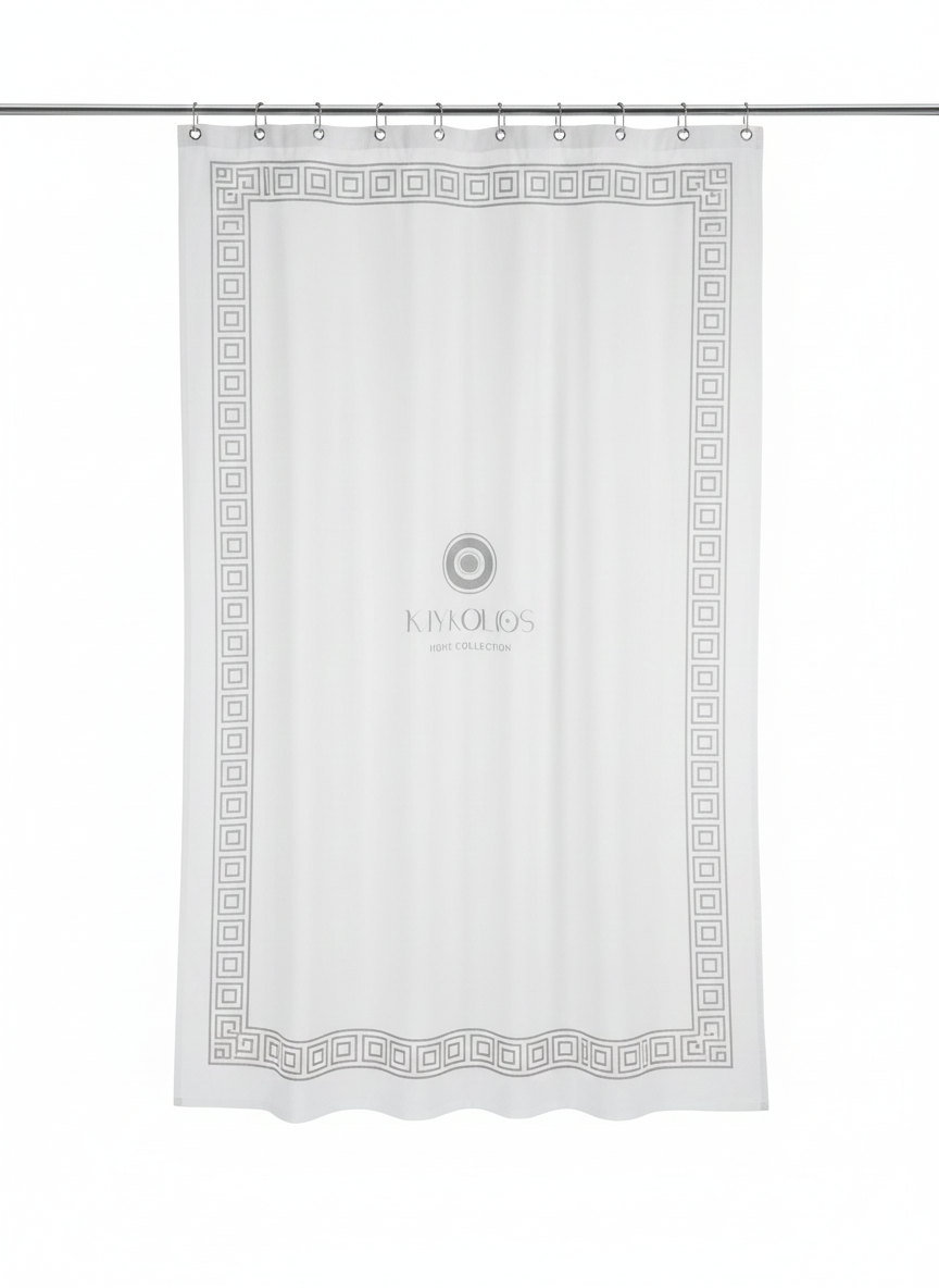 וילון אמבטיה - דגם רילקס-וילון אמבטיה-Via Home-סופר הום