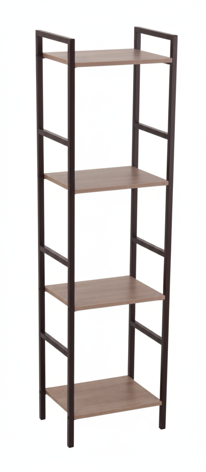 אירגונית צרה מעץ ומתכת - מגוון גדלים-ארגונית-Idealy-29.1X23.5X112 ס"מ-סופר הום