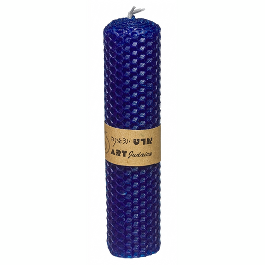 נר הבדלה צבע כחול - 15 ס"מ-נר הבדלה-ART JUDAICA-סופר הום
