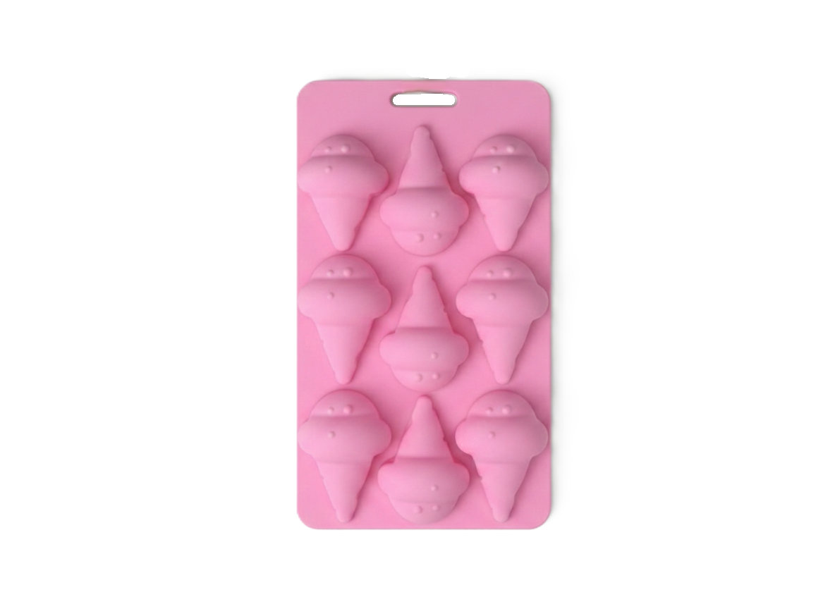 תבנית סיליקון לשוקולדים ופרלינים - דגם גלידה-תבנית סיליקון-KITCHEN STAR-סופר הום