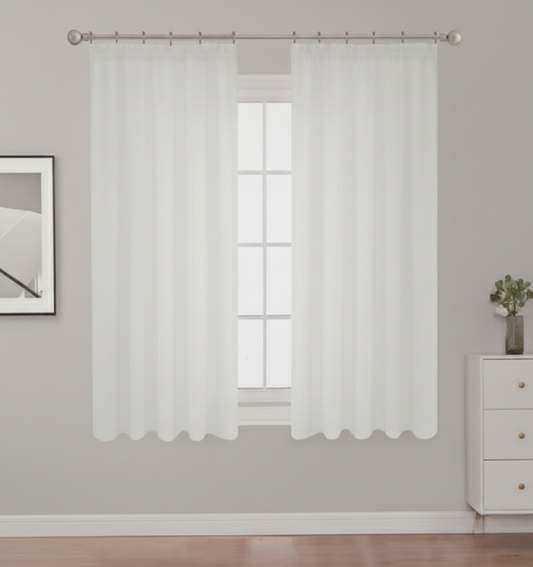 וילון דגם קרפ - מגוון גדלים-וילון בד-Via Home-140X160 ס"מ-סופר הום