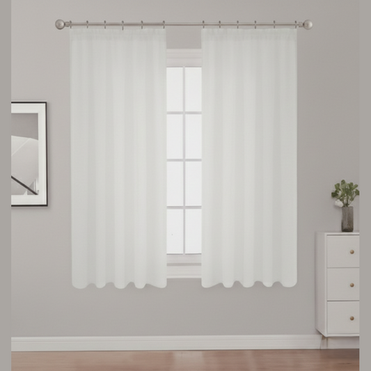 וילון דגם קרפ - מגוון גדלים-וילון בד-Via Home-140X160 ס"מ-סופר הום