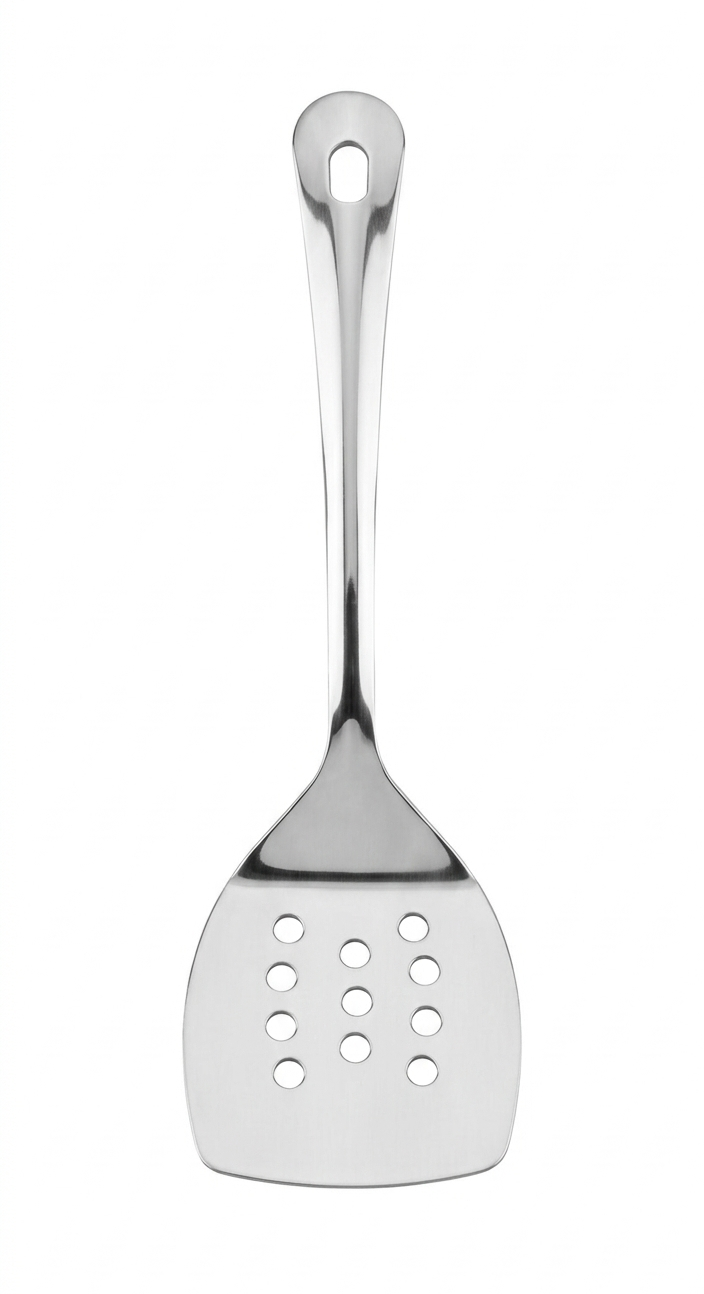 כף טיגון מנירוסטה - 23 ס''מ-כף הגשה-סופר הום-סופר הום