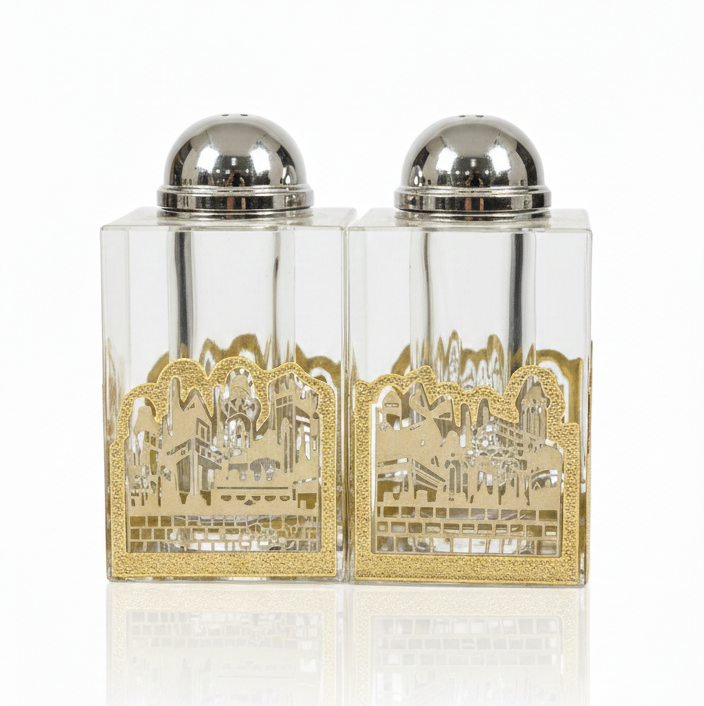 זוג מלחיות עומד - עיטורי זהב-מלחייה סגורה-סופר הום-סופר הום