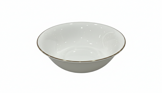 OPAL צלחת מרק עגולה פס זהב/כסף - דגם-צלחת עמוקה-DREAM CHEF-פס כסף-סופר הום