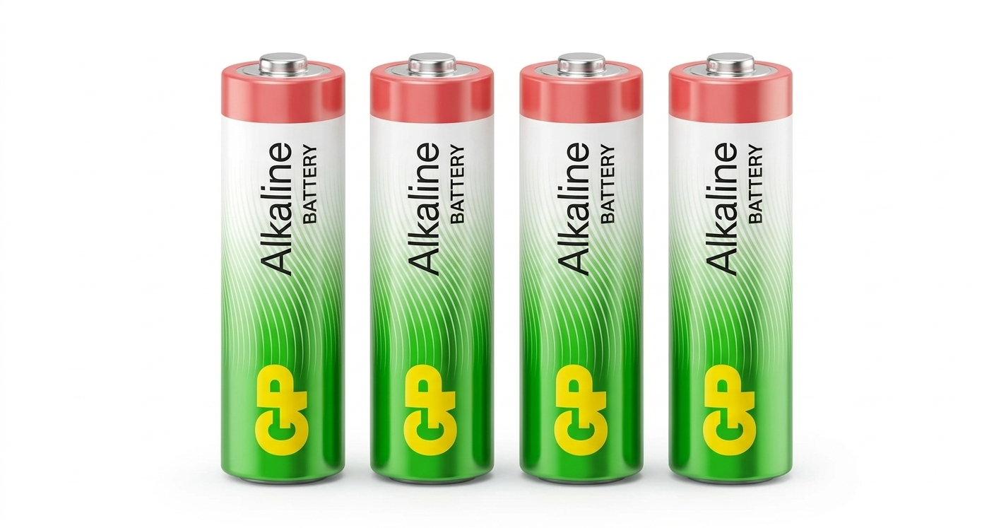 מארז 4 סוללות - AAA GP ALKALINE RED-בטריה-SUPERHOME סופרהום-סופר הום