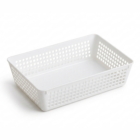 סלסלת מיני קליק פלסטיק - מגוון צבעים-סלסלה-ItalPlast-אפור-סופר הום