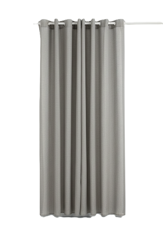 וילון דמוי פשתן - דגם טוהר - מגוון צבעים-וילון בד-ASHRAM-אפור-סופר הום