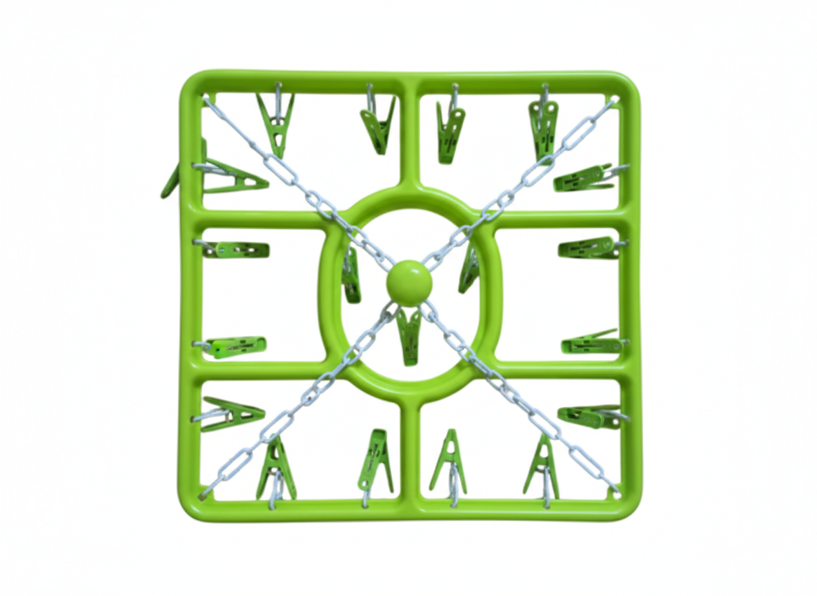 מתלה כביסה עומד 24 אטבים-מתקן ייבוש כביסה עומד-SUPERHOME סופרהום-סופר הום