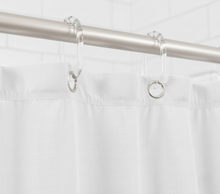 טען תמונה לצפייה בגלריה, טבעות וילון אובלי שקוף 12 י״ח-טבעות לוילון אמבטיה-Herman-סופר הום