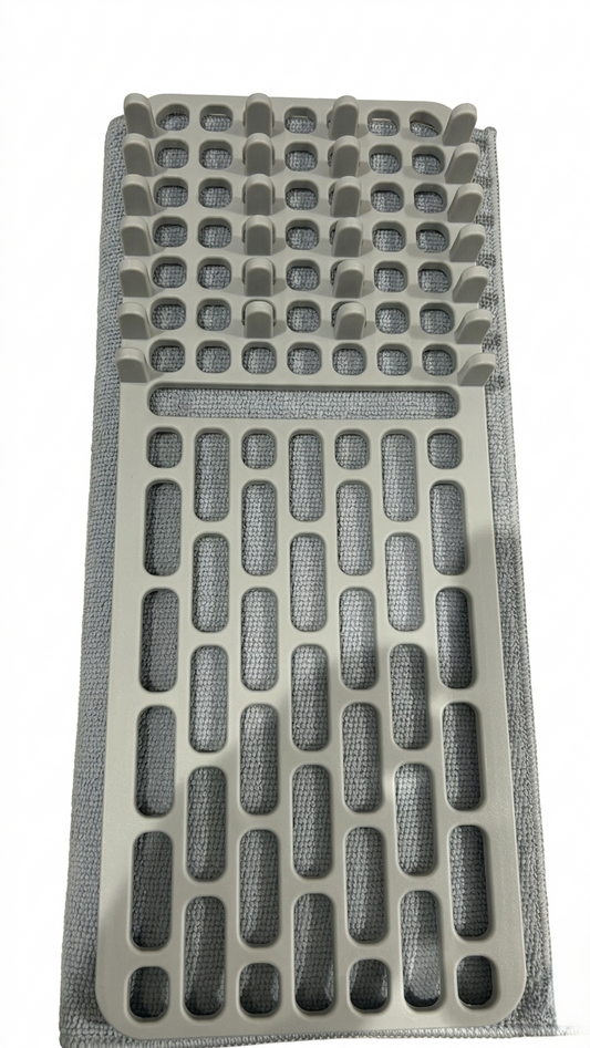 משטח לייבוש כלים - בד-משטח לייבוש כלים-דיקלית-אפור-סופר הום