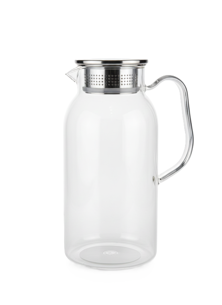 קנקן אקרילי שקוף עם מכסה מתכת-קנקן אקרילי-Cucina-סופר הום