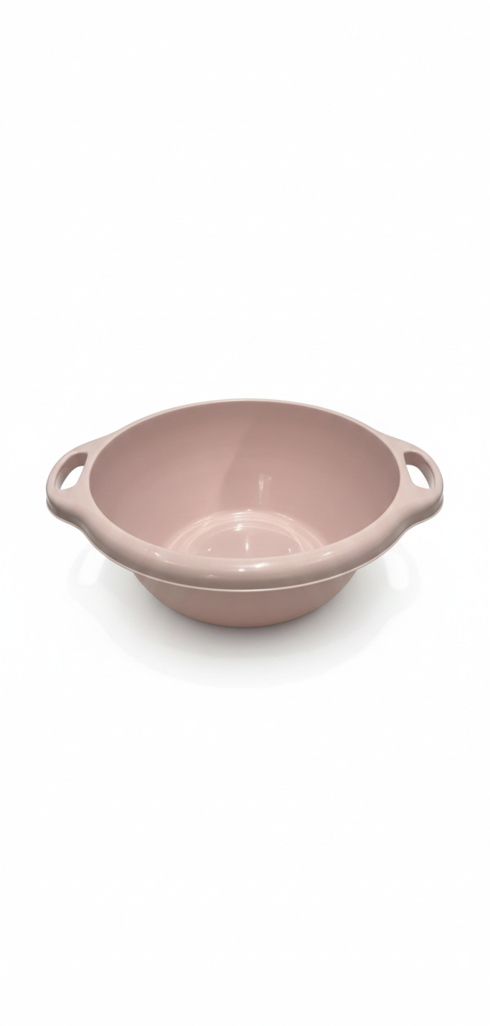 גיגית עגולה עם ידיות - מגוון צבעים-גיגית כביסה-סופר הום-ורוד-סופר הום