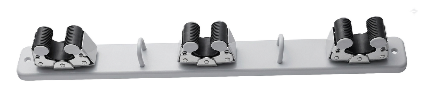 מתלה למטאטא - שלישייה-מתלים לכלי ניקיון-Home smart-סופר הום