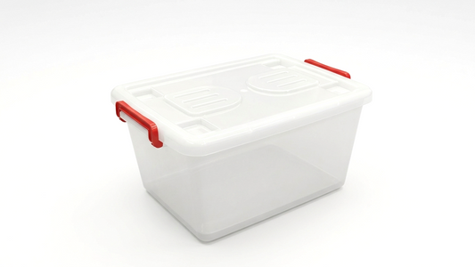 קופסת אחסון פלסטיק - מגוון צבעים ומידות-קופסא-DUYTAN-אדום גדול-סופר הום