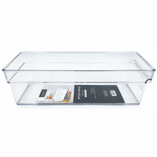 ארגונית אקרילית 11x36.5 ס"מ - מגוון גדלים-ארגוניות למקרר-אידיאלי לבית-11x15x36.5 ס"מ-סופר הום