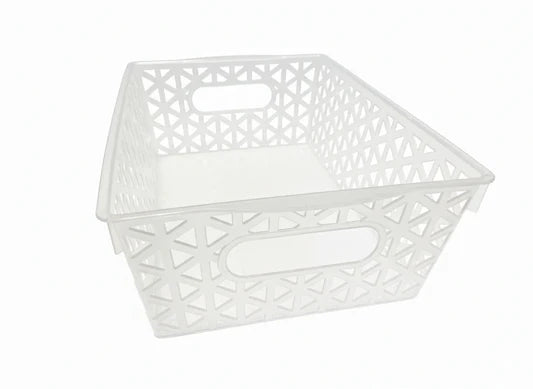 סלסלת אחסון במראה קריסטל שקוף-סלסלה-SUPERHOME סופרהום-סופר הום