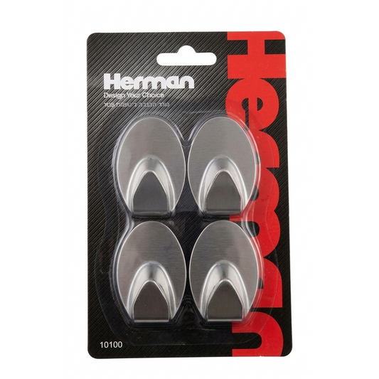 קולב הדבקה נירוסטה עגול-וו תלייה לקיר-Herman-סופר הום