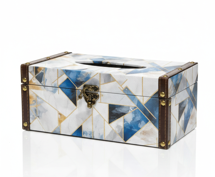 קופסת טישו דמוי עור במגוון צבעים-קופסת טישו-אבי מתנות-צבעוני-סופר הום